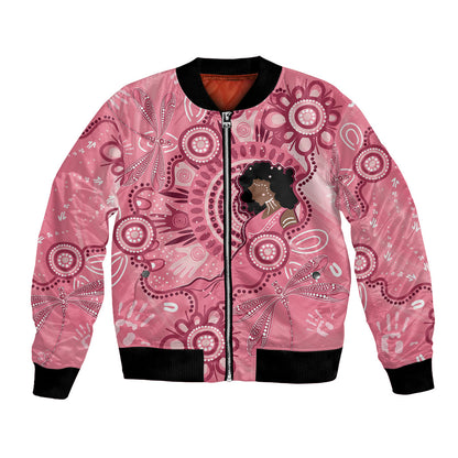 Australia Women's Day Aboriginal Bomber Jacket Mother's Love
