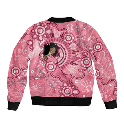 Australia Women's Day Aboriginal Bomber Jacket Mother's Love