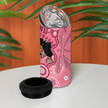 Australia Women's Day Aboriginal 4 in 1 Can Cooler Tumbler Mother's Love