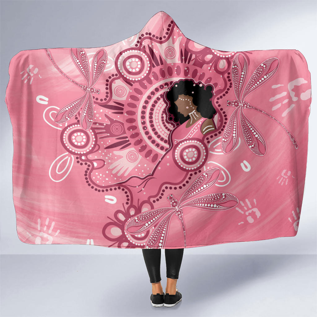 Australia Women's Day Aboriginal Hooded Blanket Mother's Love