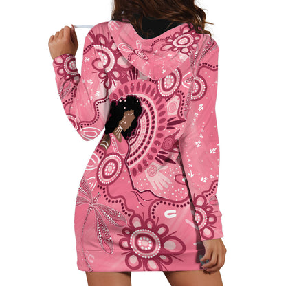 Australia Women's Day Aboriginal Hoodie Dress Mother's Love