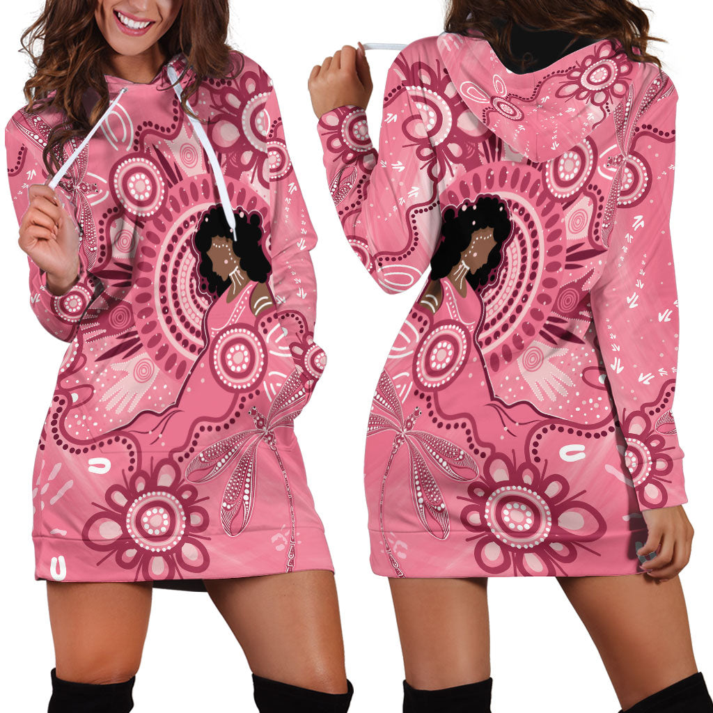 Australia Women's Day Aboriginal Hoodie Dress Mother's Love