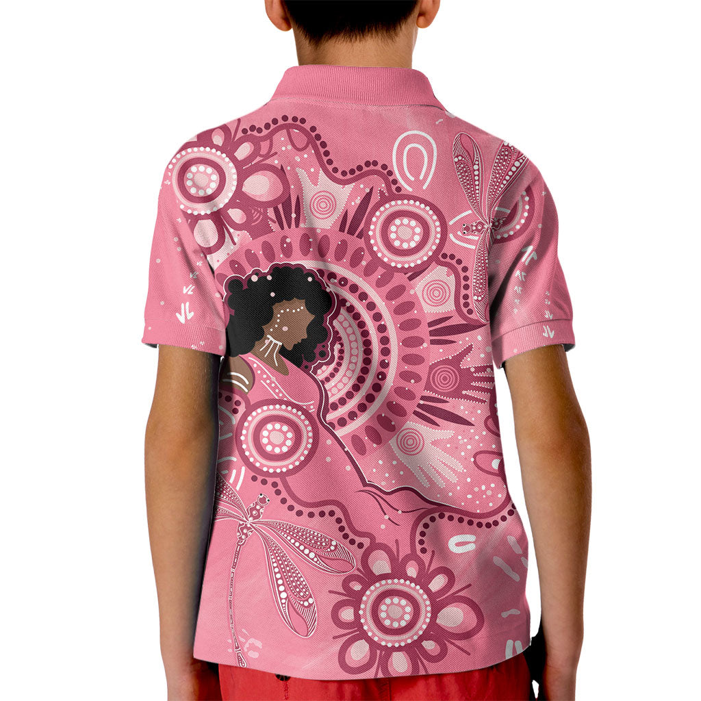 Australia Women's Day Aboriginal Kid Polo Shirt Mother's Love