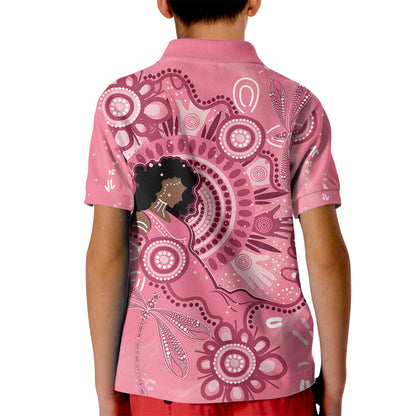 Australia Women's Day Aboriginal Kid Polo Shirt Mother's Love