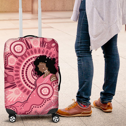 Australia Women's Day Aboriginal Luggage Cover Mother's Love
