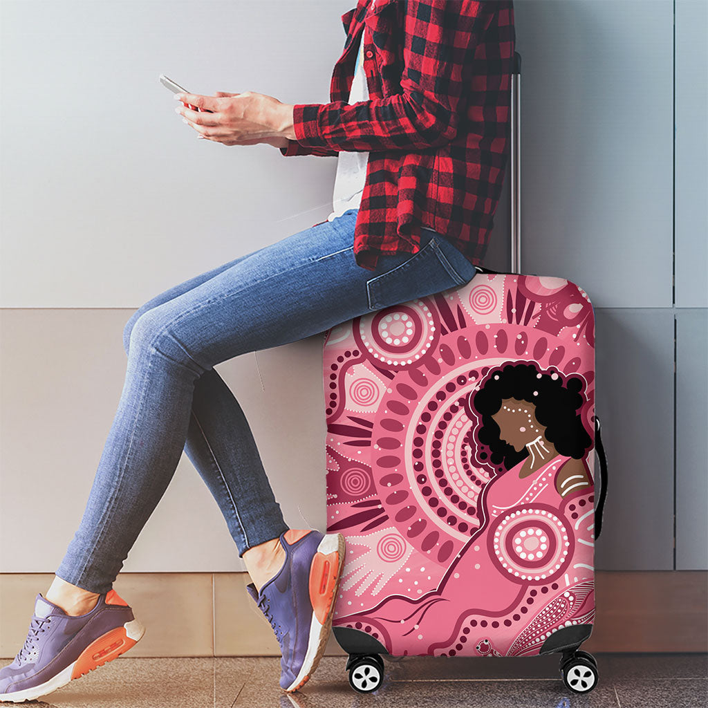 Australia Women's Day Aboriginal Luggage Cover Mother's Love