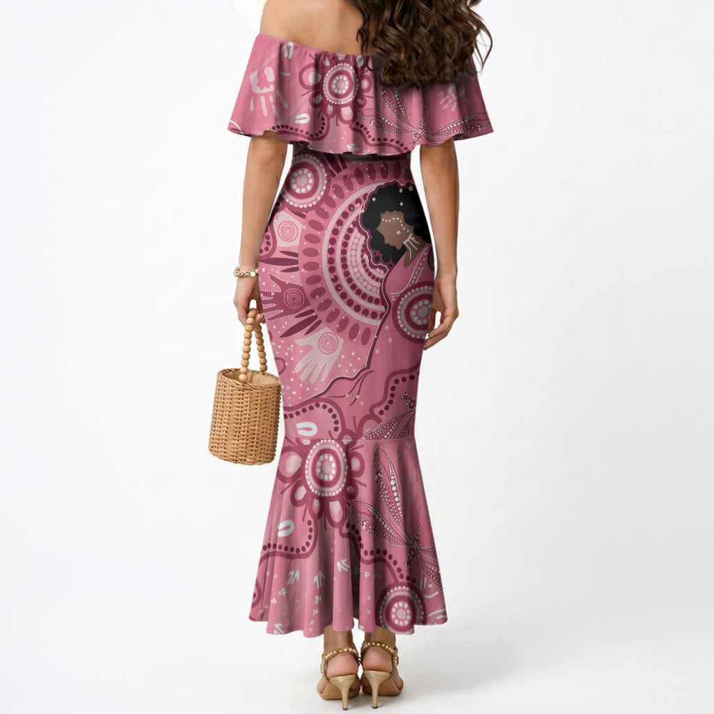 Australia Women's Day Aboriginal Mermaid Dress Mother's Love