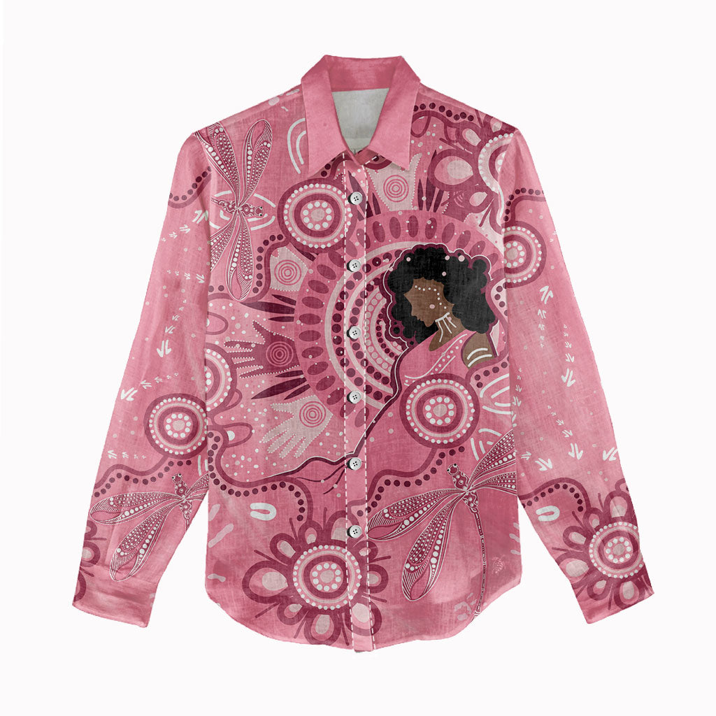 Australia Women's Day Aboriginal Women Casual Shirt Mother's Love