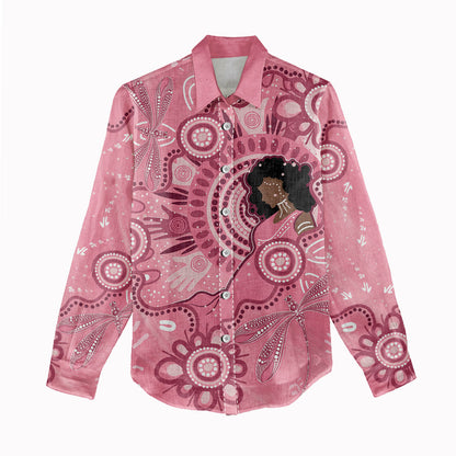 Australia Women's Day Aboriginal Women Casual Shirt Mother's Love