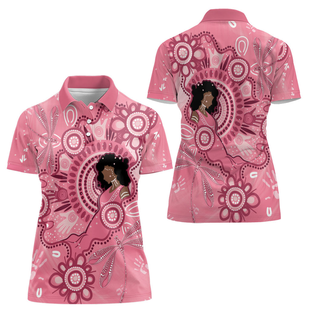 Australia Women's Day Aboriginal Women Polo Shirt Mother's Love