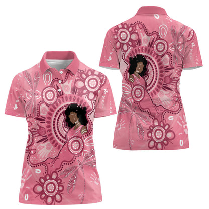 Australia Women's Day Aboriginal Women Polo Shirt Mother's Love