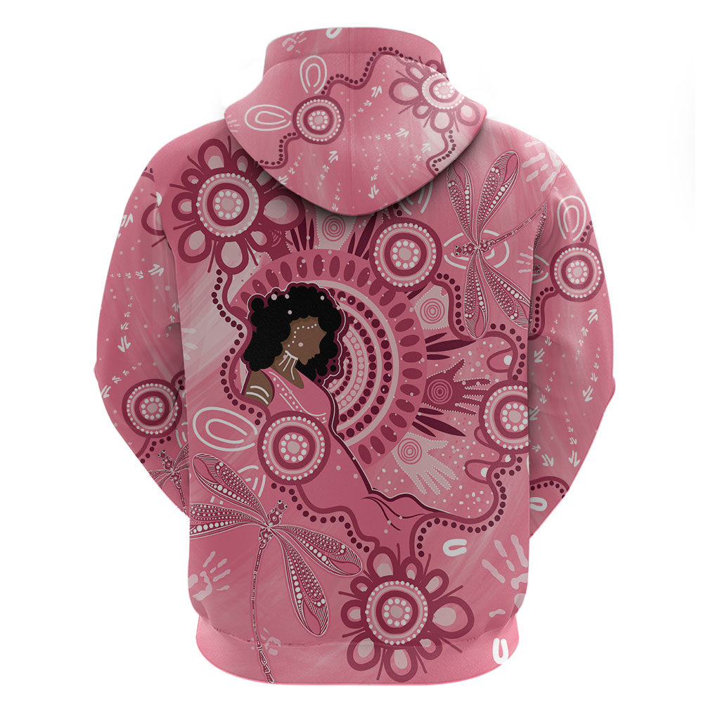 Australia Women's Day Aboriginal Zip Hoodie Mother's Love