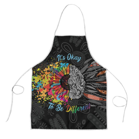 Australia Aboriginal Apron Autism It's Okay To Be Different