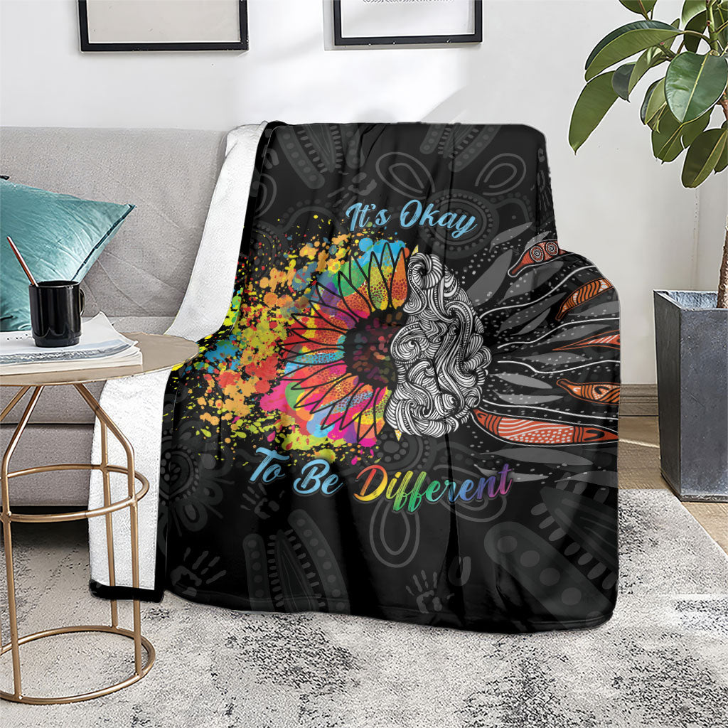 Australia Aboriginal Blanket Autism It's Okay To Be Different