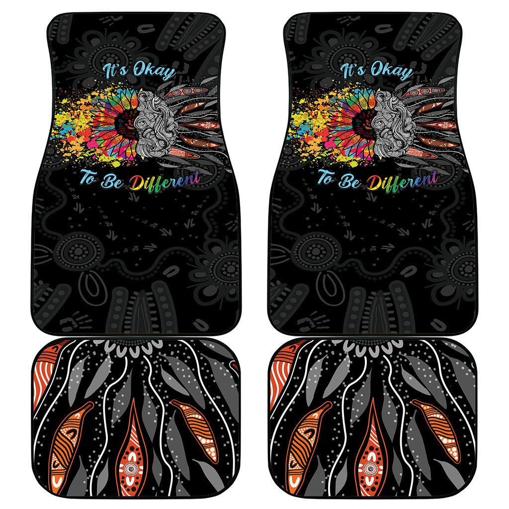 Australia Aboriginal Car Mats Autism It's Okay To Be Different