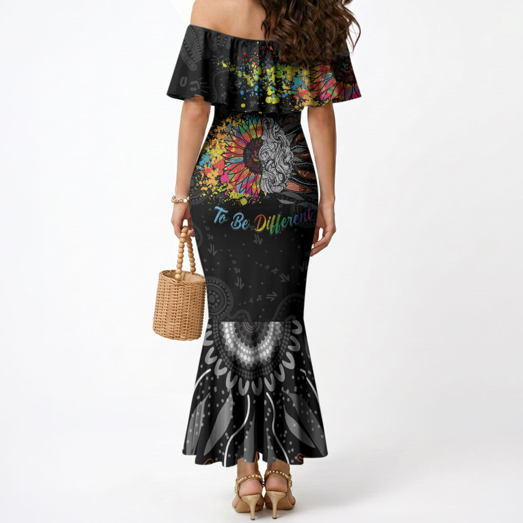 Australia Aboriginal Mermaid Dress Autism It's Okay To Be Different
