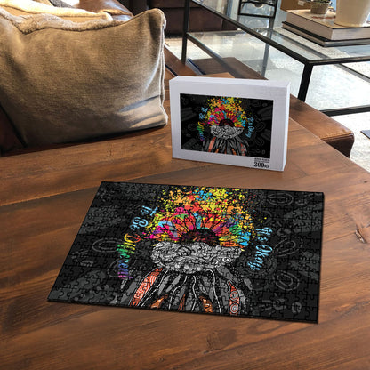 Australia Aboriginal Puzzle Autism It's Okay To Be Different