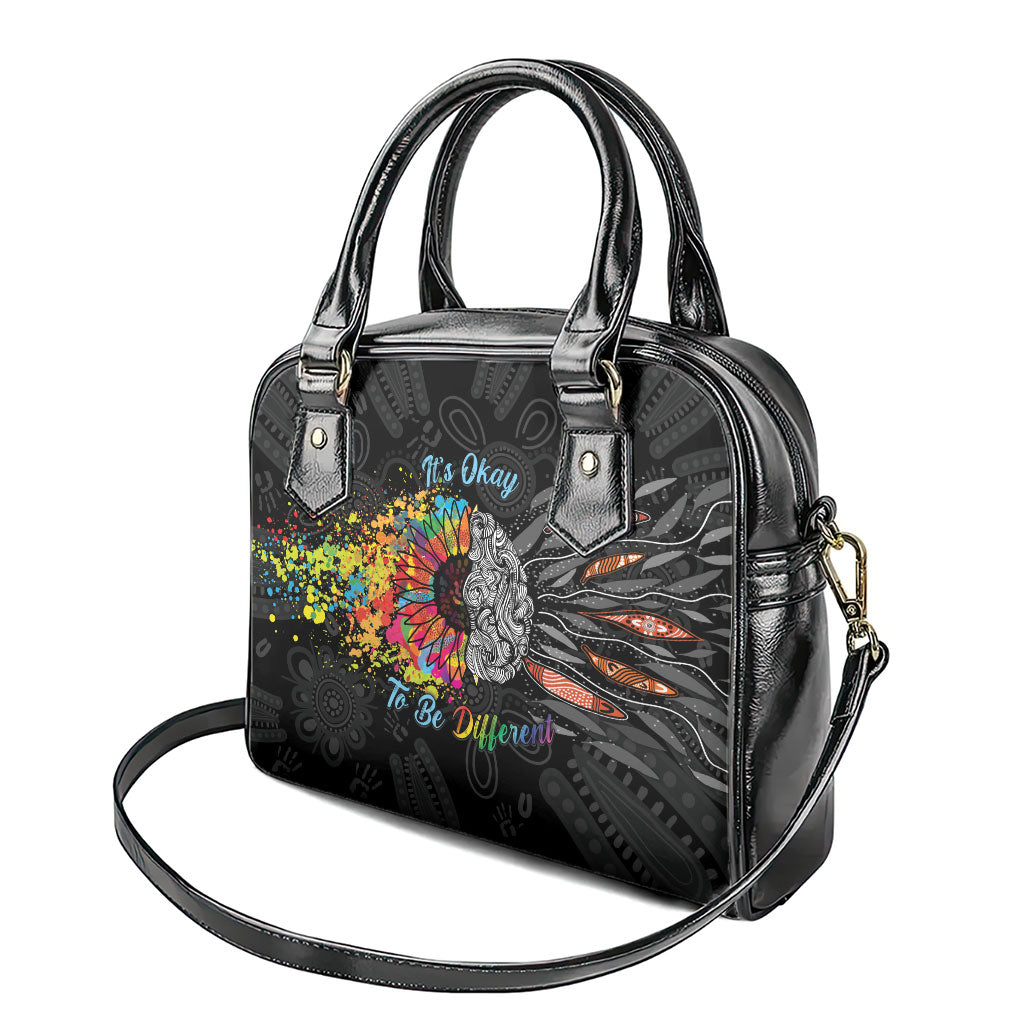 Australia Aboriginal Shoulder Handbag Autism It's Okay To Be Different