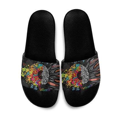 Australia Aboriginal Slide Sandals Autism It's Okay To Be Different