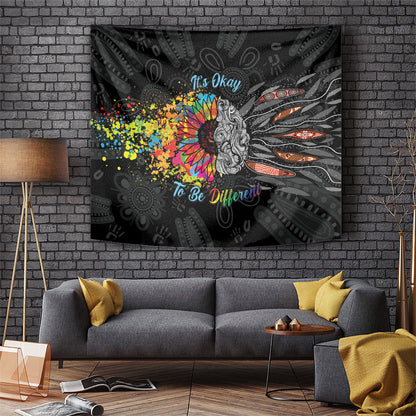 Australia Aboriginal Tapestry Autism It's Okay To Be Different