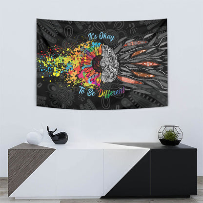 Australia Aboriginal Tapestry Autism It's Okay To Be Different