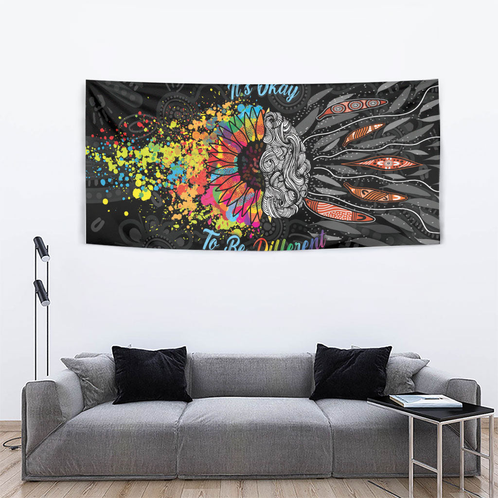 Australia Aboriginal Tapestry Autism It's Okay To Be Different