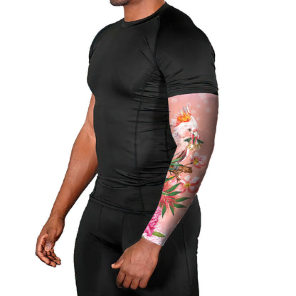 Australia Christmas Pink Cockatoo with Banksia Arm Sleeves Coral Pink