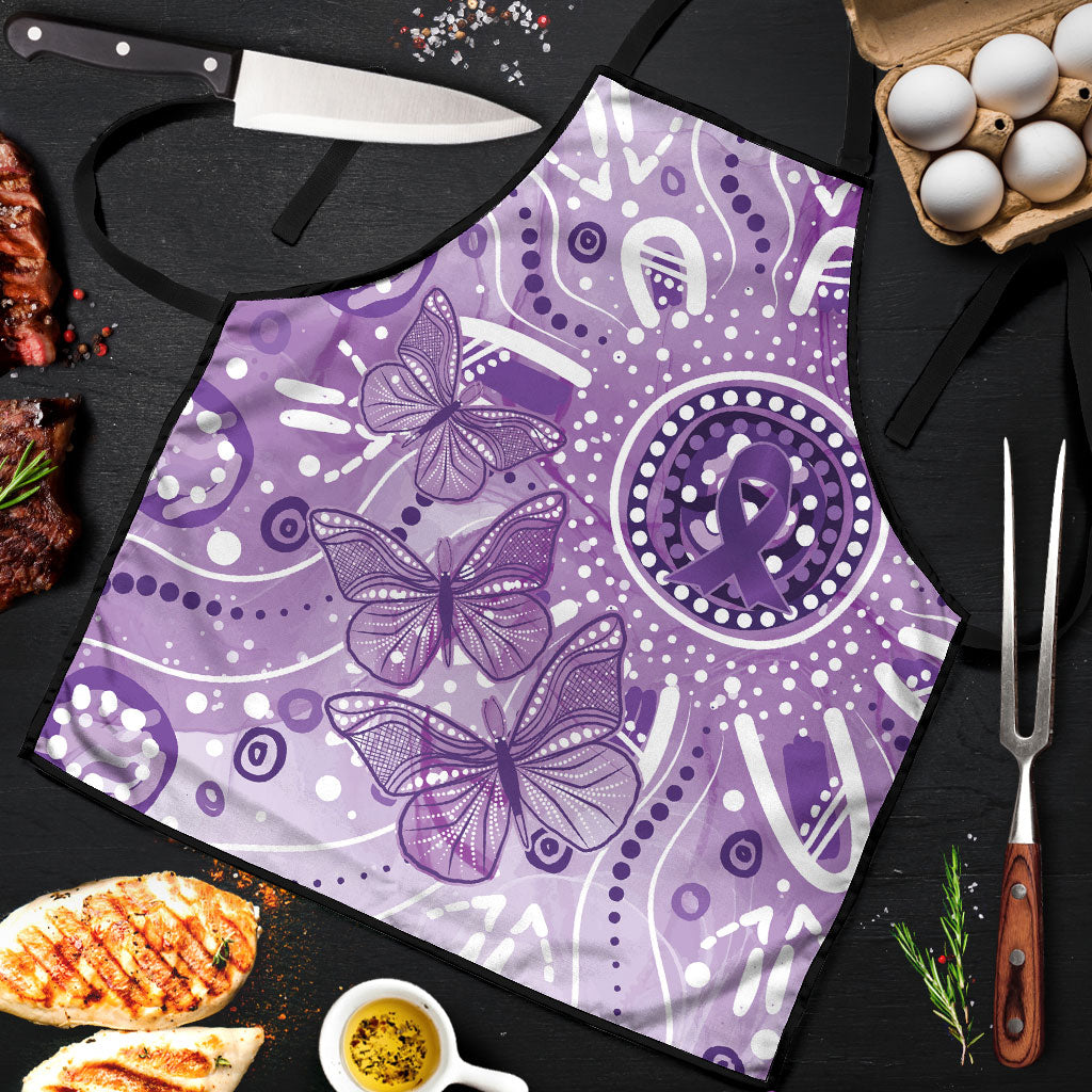 Australia Epilepsy Month Indigenous Apron Butterfly Aboriginal Art