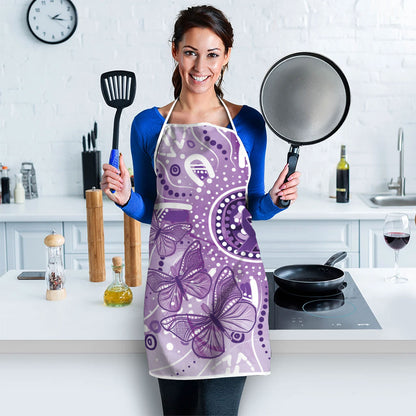 Australia Epilepsy Month Indigenous Apron Butterfly Aboriginal Art