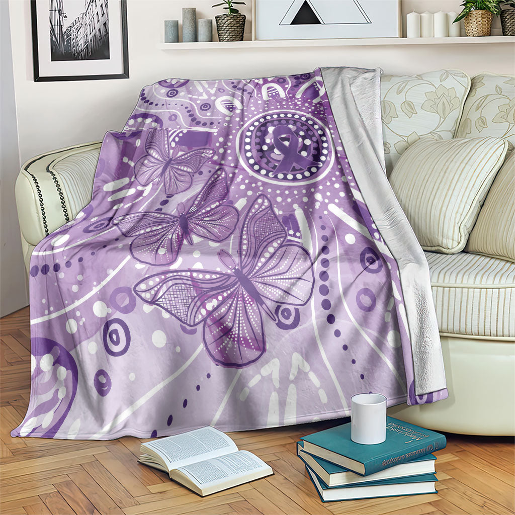 Australia Epilepsy Month Indigenous Blanket Butterfly Aboriginal Art