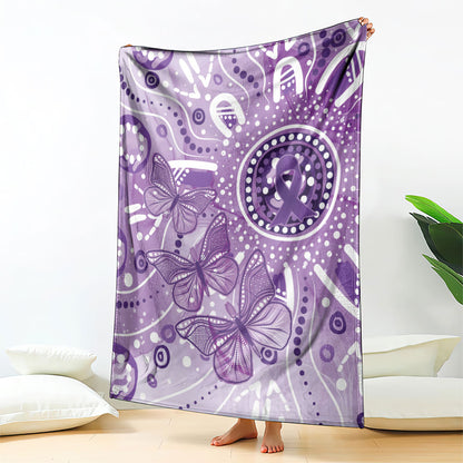 Australia Epilepsy Month Indigenous Blanket Butterfly Aboriginal Art