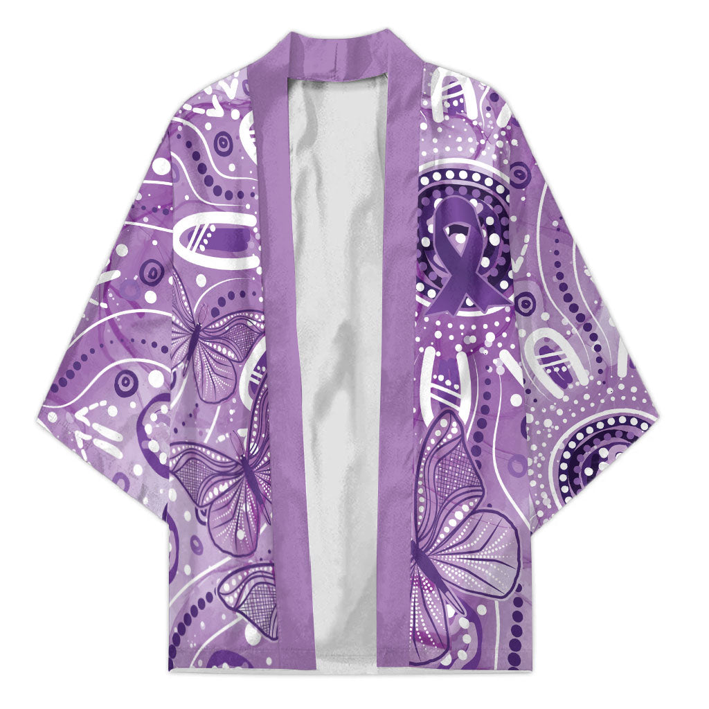 Australia Epilepsy Month Indigenous Kimono Butterfly Aboriginal Art