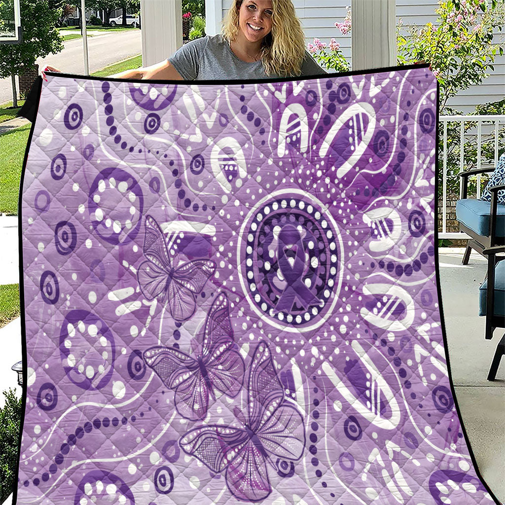 Australia Epilepsy Month Indigenous Quilt Butterfly Aboriginal Art
