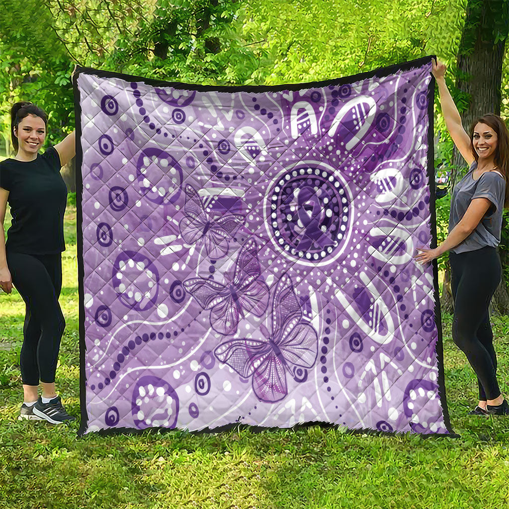 Australia Epilepsy Month Indigenous Quilt Butterfly Aboriginal Art