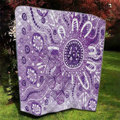 Australia Epilepsy Month Indigenous Quilt Butterfly Aboriginal Art