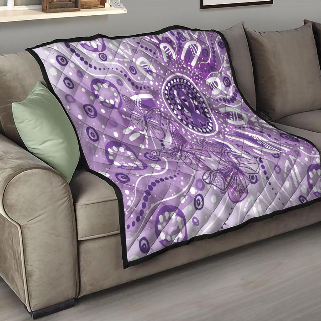 Australia Epilepsy Month Indigenous Quilt Butterfly Aboriginal Art