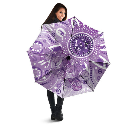 Australia Epilepsy Month Indigenous Umbrella Butterfly Aboriginal Art