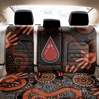 Australia Indigenous Leukemia Prevention Back Car Seat Cover Aboriginal Dot Arts