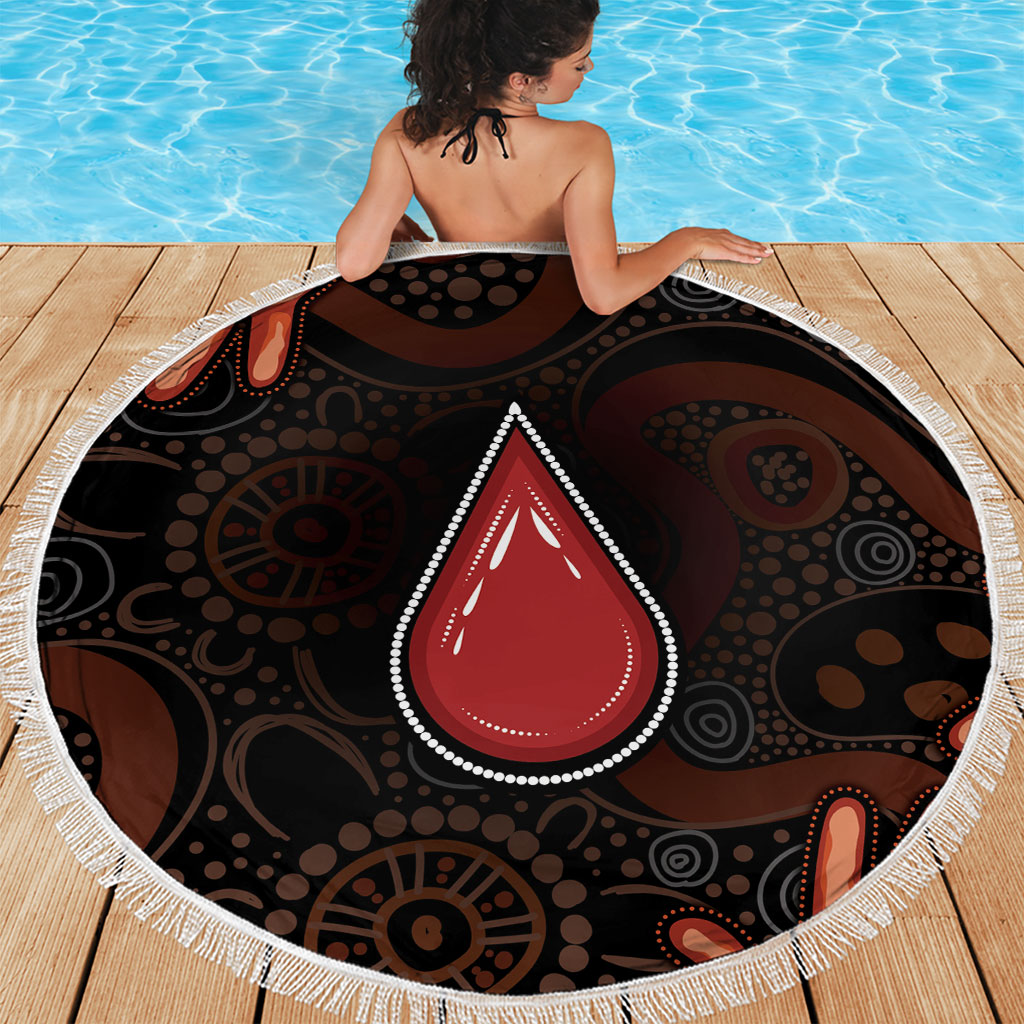 Australia Indigenous Leukemia Prevention Beach Blanket Aboriginal Dot Arts