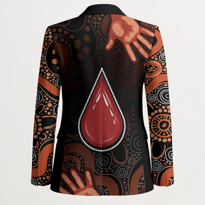 Australia Indigenous Leukemia Prevention Blazer Aboriginal Dot Arts