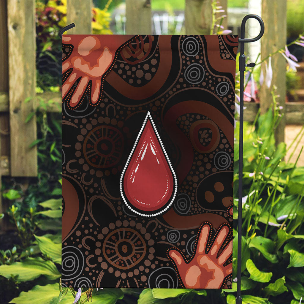 Australia Indigenous Leukemia Prevention Garden Flag Aboriginal Dot Arts