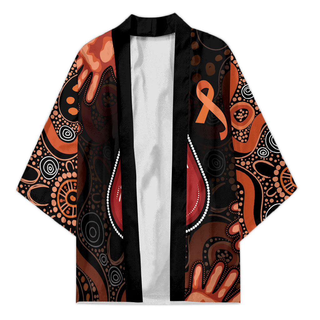 Australia Indigenous Leukemia Prevention Kimono Aboriginal Dot Arts
