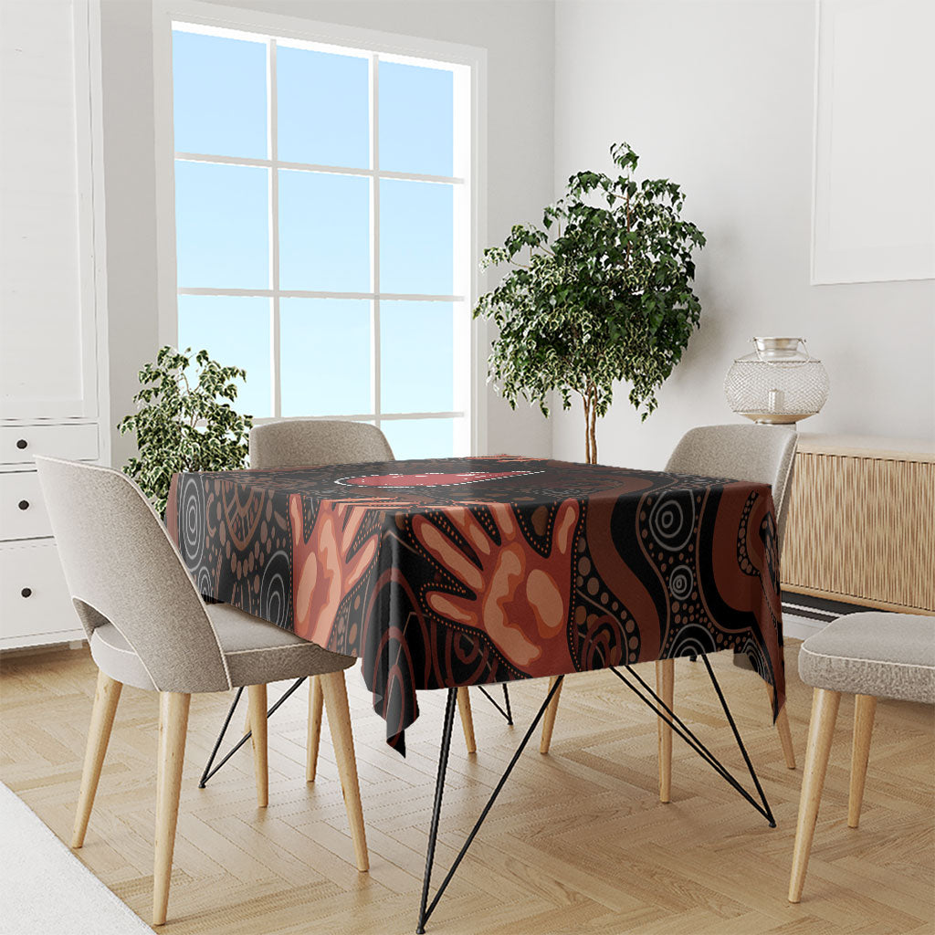 Australia Indigenous Leukemia Prevention Tablecloth Aboriginal Dot Arts