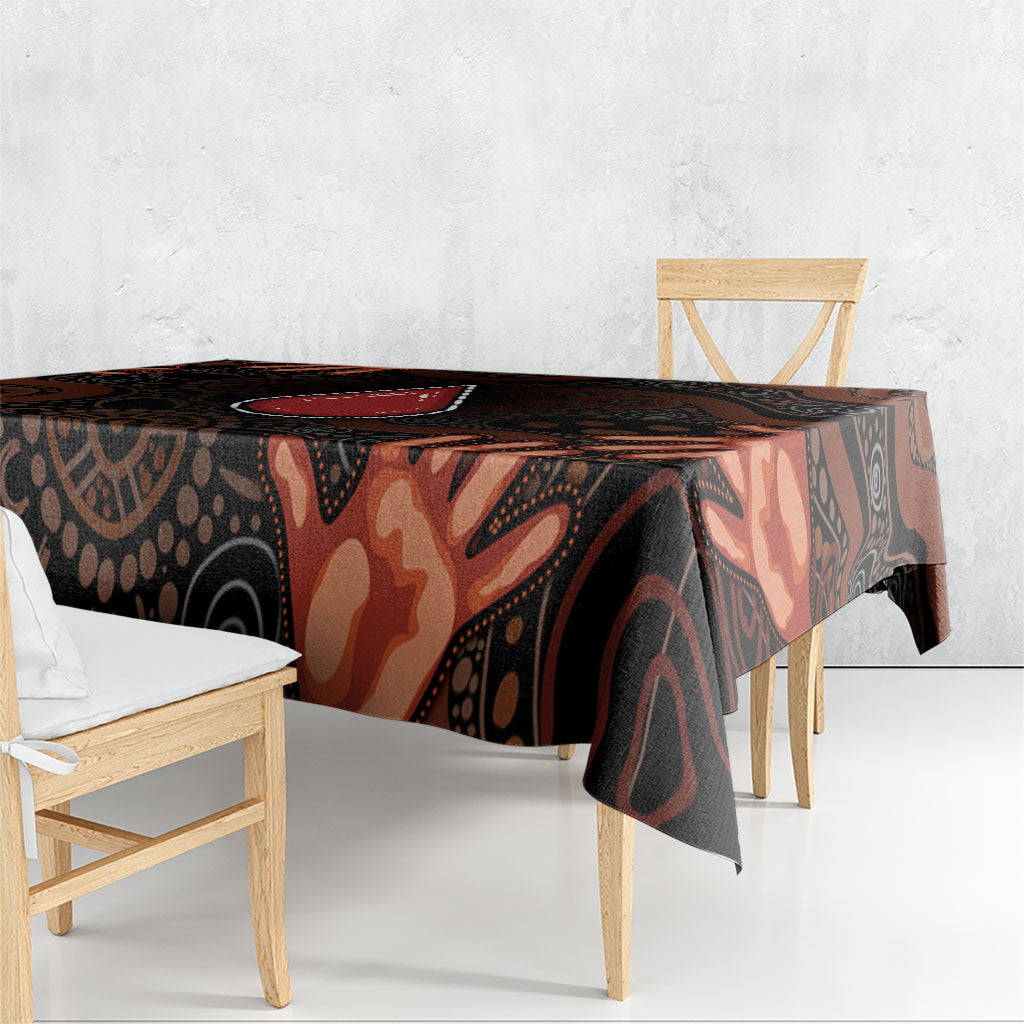 Australia Indigenous Leukemia Prevention Tablecloth Aboriginal Dot Arts