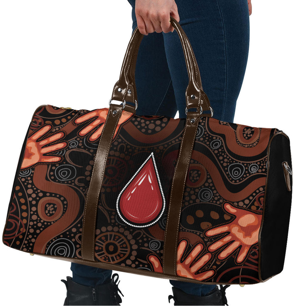 Australia Indigenous Leukemia Prevention Travel Bag Aboriginal Dot Arts