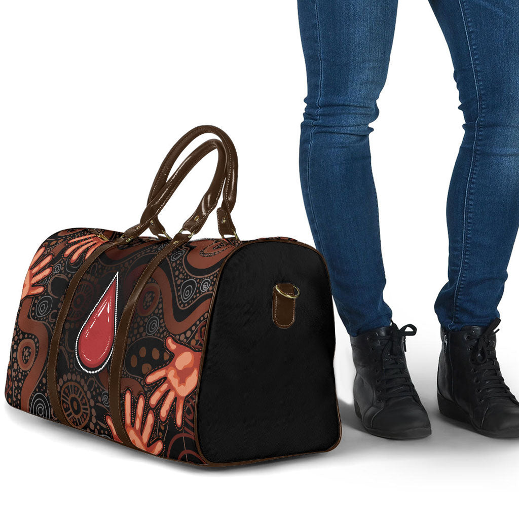 Australia Indigenous Leukemia Prevention Travel Bag Aboriginal Dot Arts