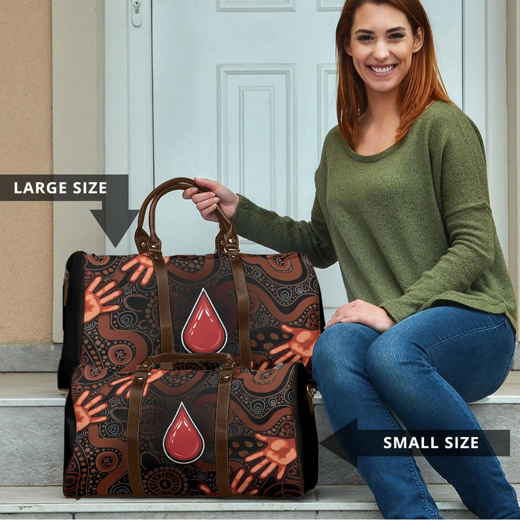 Australia Indigenous Leukemia Prevention Travel Bag Aboriginal Dot Arts