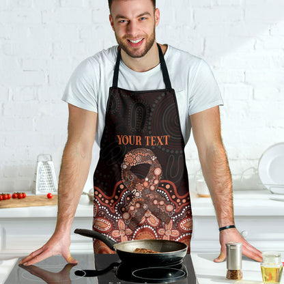 Australia Indigenous Personalized Apron Fight Leukemia Orange Ribbons