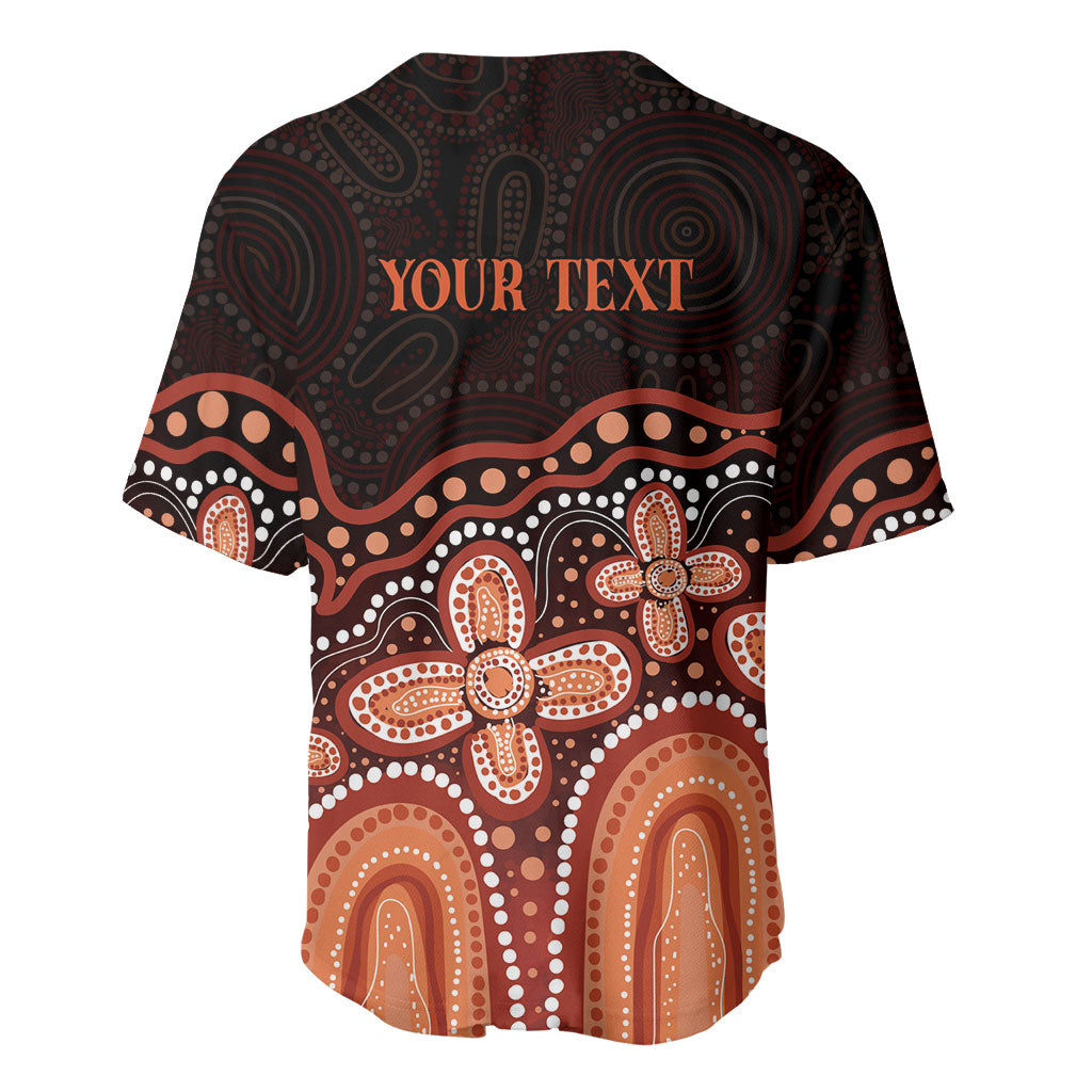 Australia Indigenous Personalized Baseball Jersey Fight Leukemia Orange Ribbons