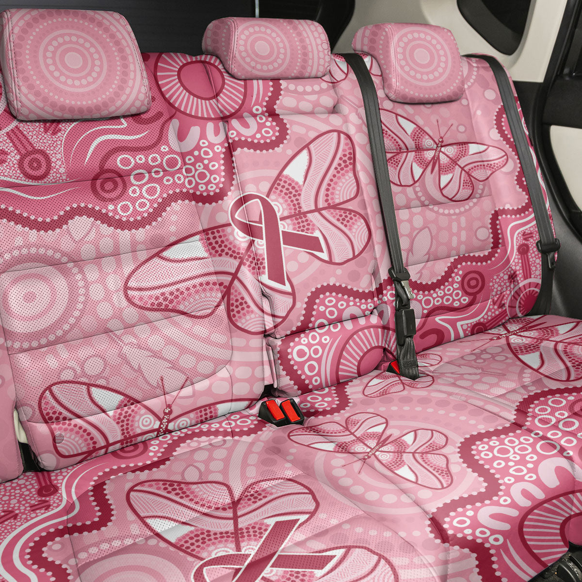 Australia Indigenous Mother's Day Back Car Seat Cover Breast Cancer Survivor